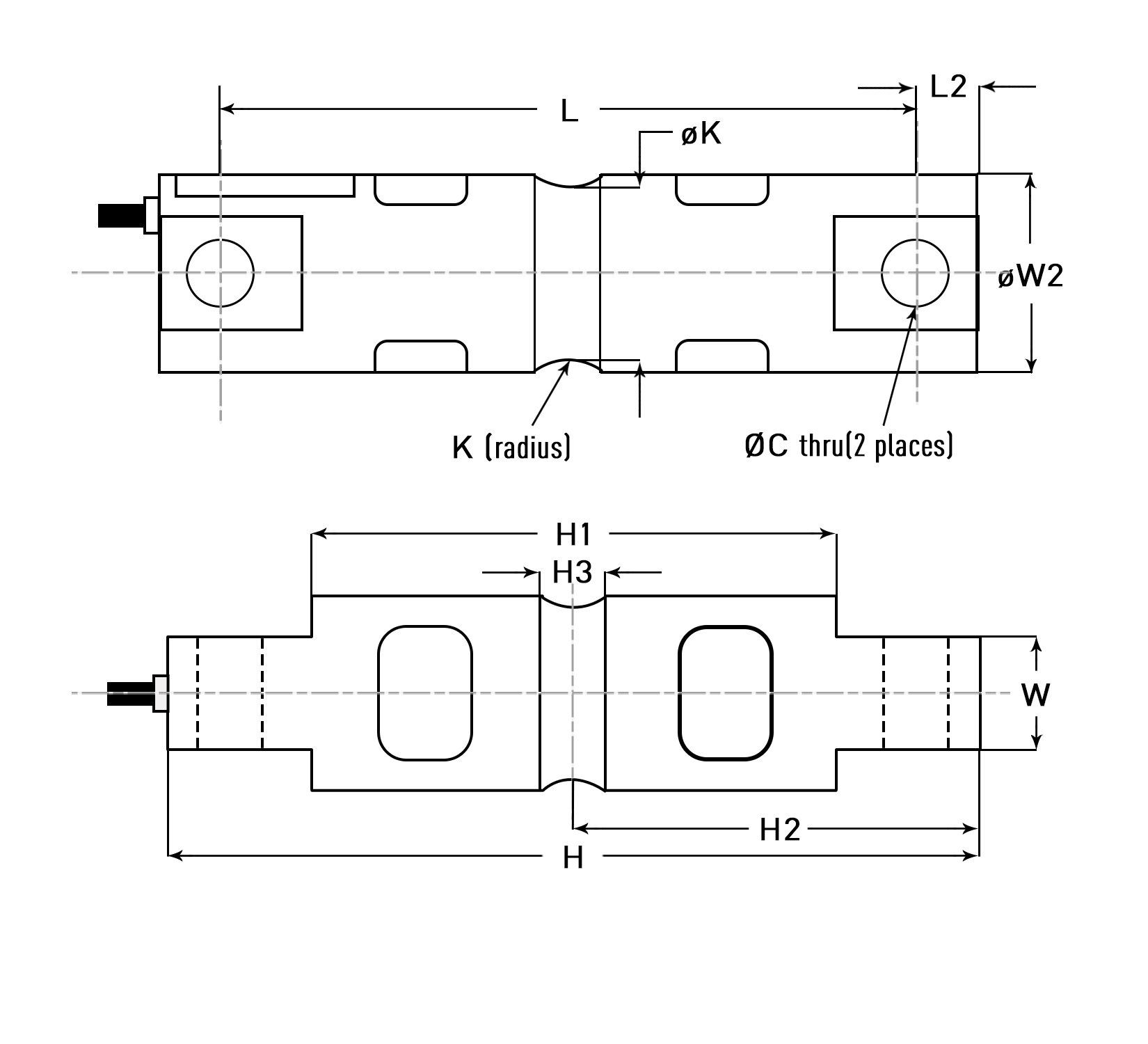 Double Ended Shear Beam Load Cells - Vessel Weighing Scale | Load Cell ...