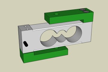 Single Point Load cell mounting example