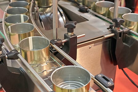 Load cells in use in the food and beverage industry